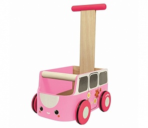 Каталка Машинка – розовая (Plan toys, 5185k)